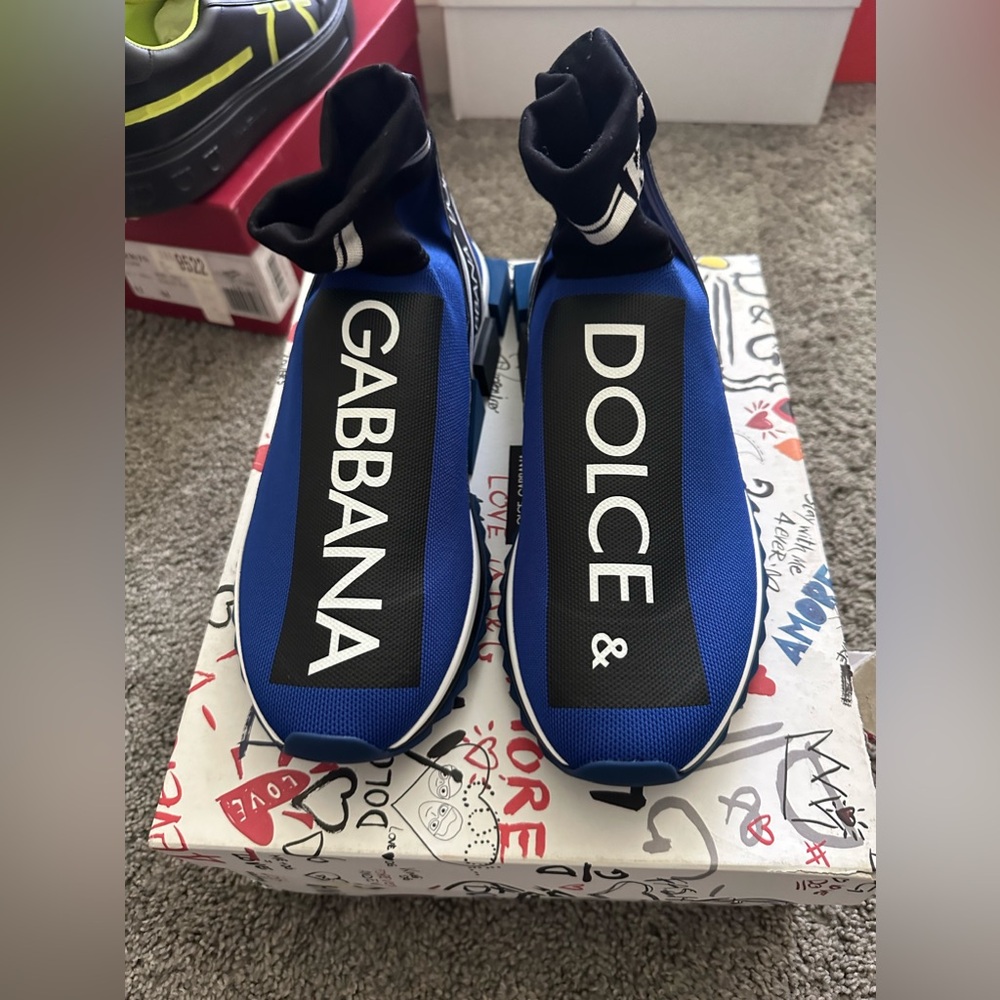 DOLCE & GABBANA CHAIN REACTION SNEAKERS Sz 45